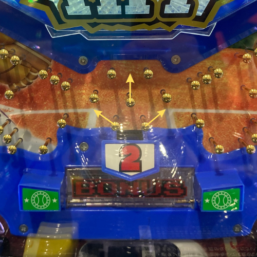 Pハネモノ ファミリースタジアム　2鳴き　2チャッカー周辺釘